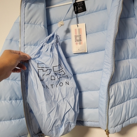 P.E NATION NWT EXPEDITION Jacket in summer sky size extra large - Picture 11 of 16